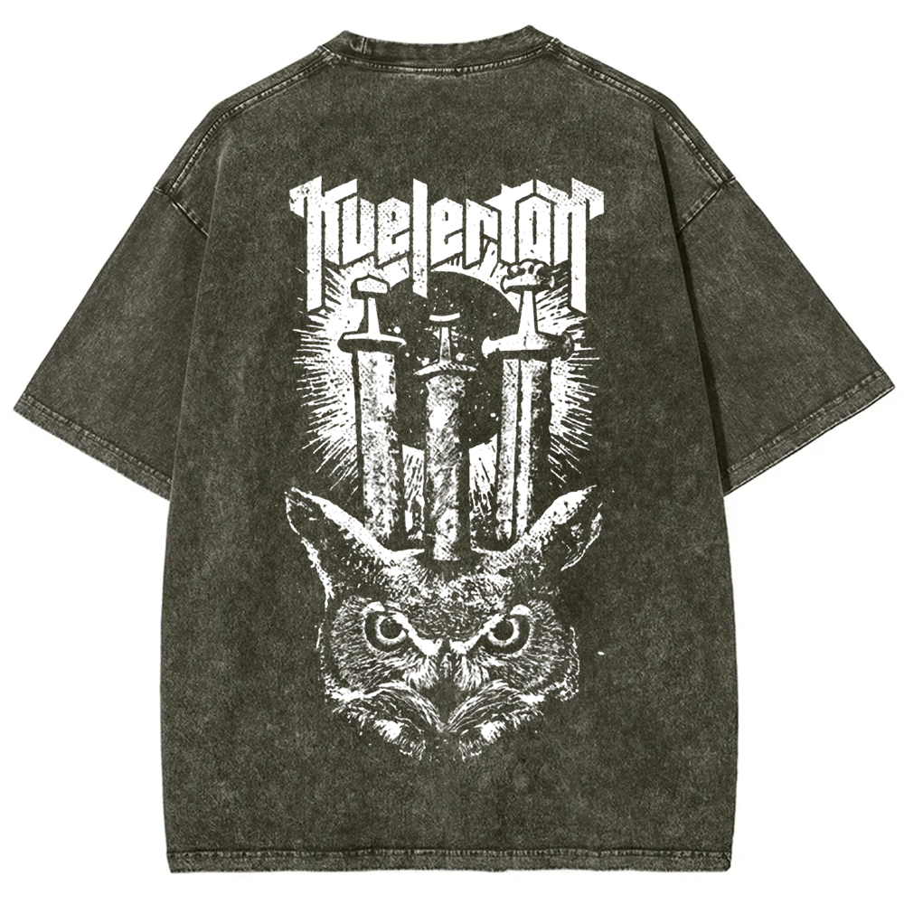Unisex Vintage Kvelertak Band  t-Shirt