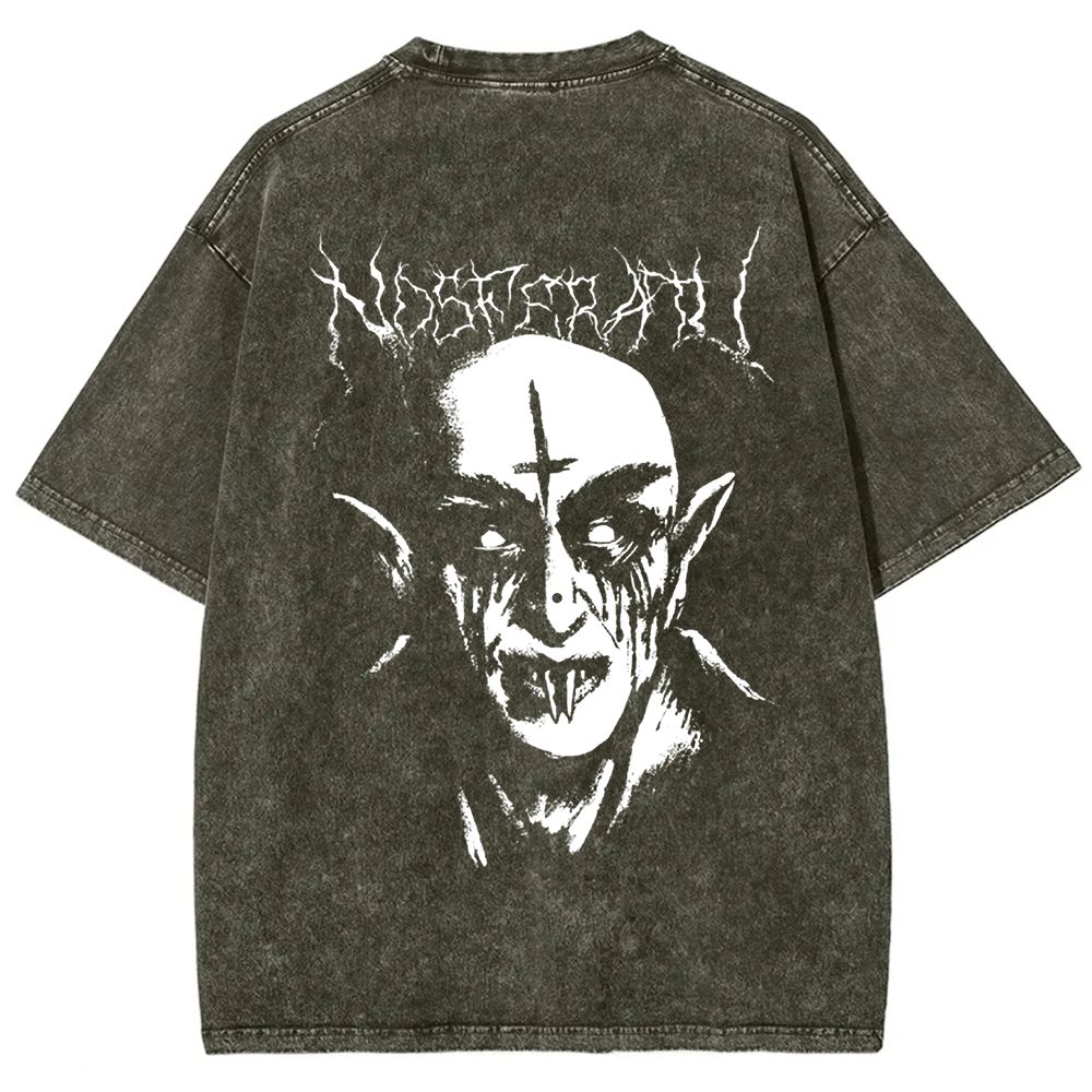 Unisex Vintage Black Metal Nosferatu Movie  t-Shirt