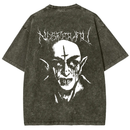 Unisex Vintage Black Metal Nosferatu Movie  t-Shirt