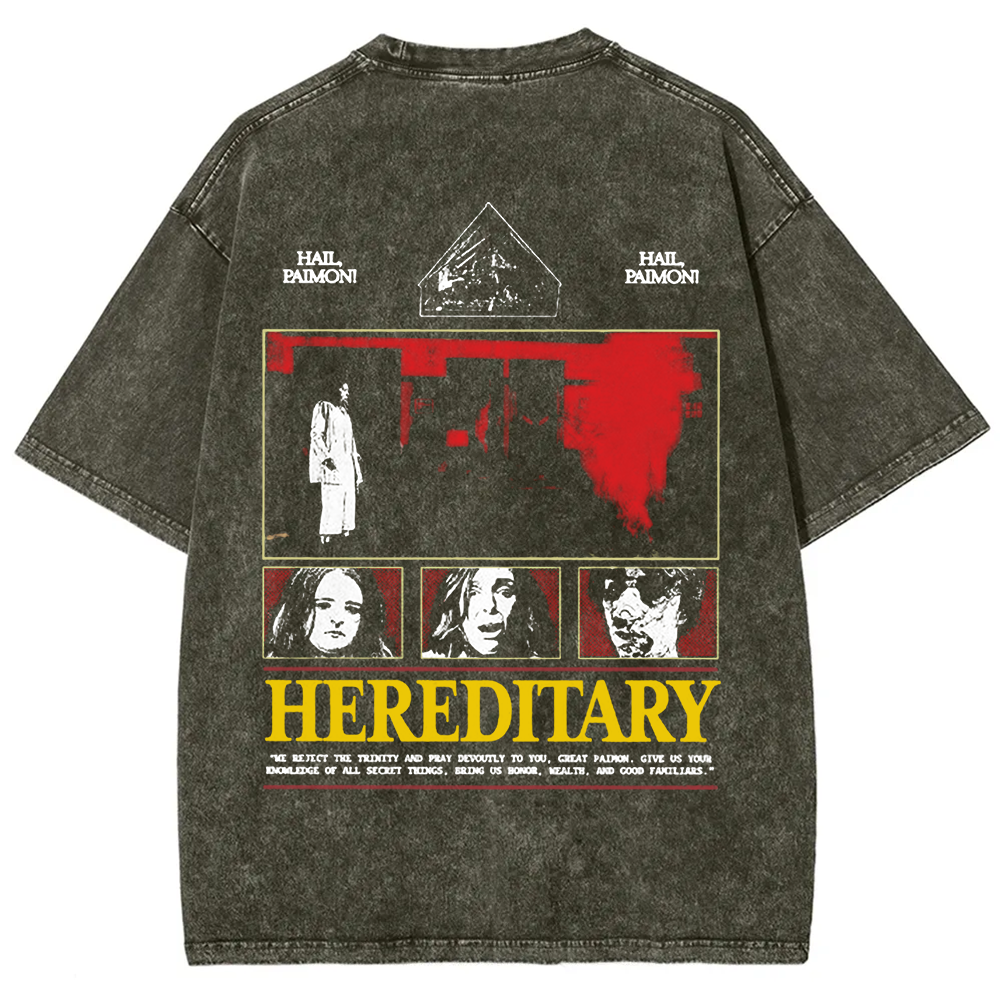 Unisex Vintage Hereditary Horror Movie  t-Shirt