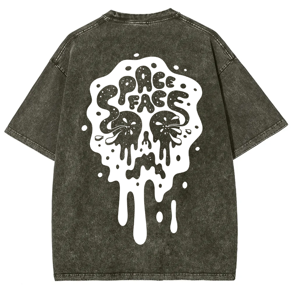 Unisex Vintage Spaceface Band  t-Shirt