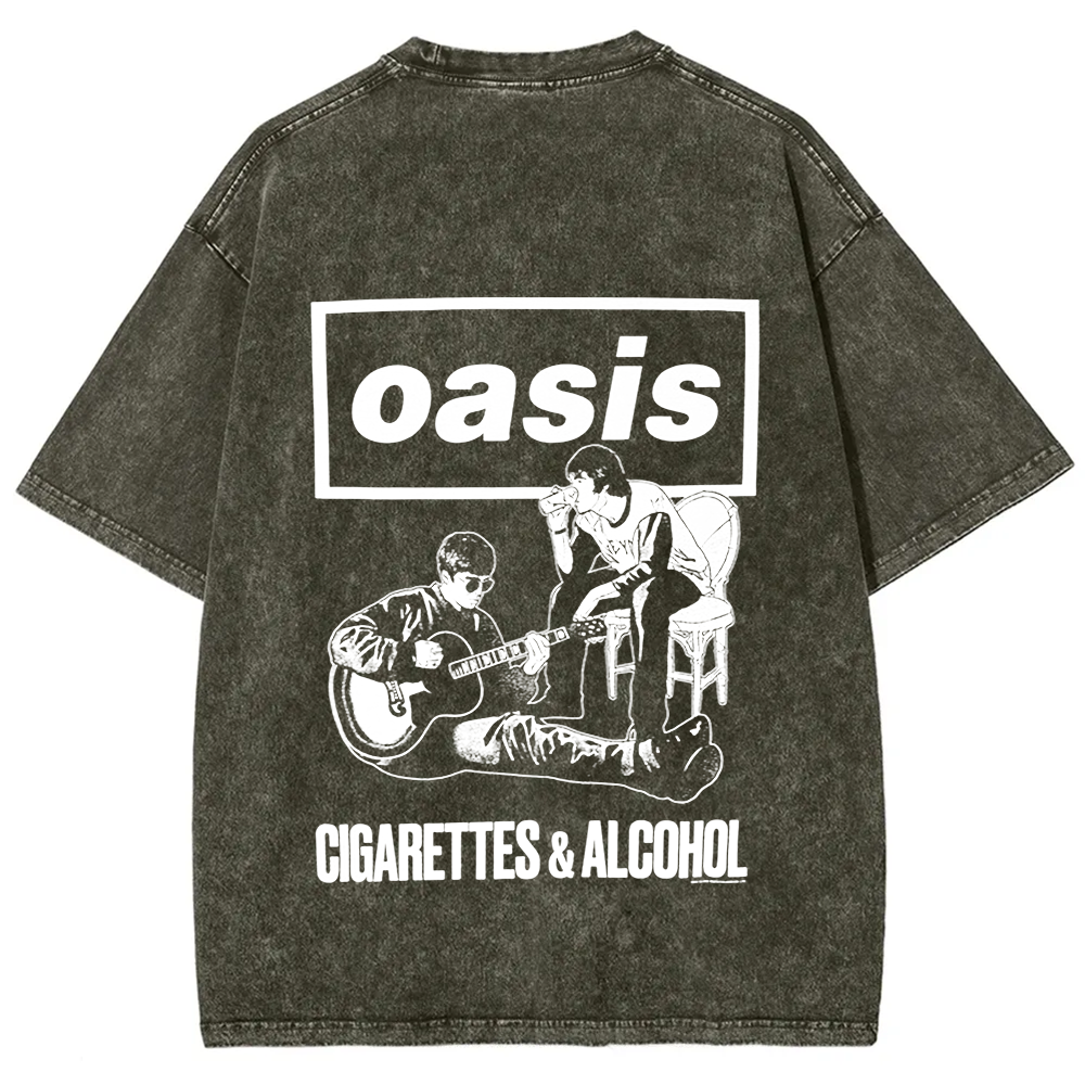 Unisex Vintage Oasis Band t-Shirt