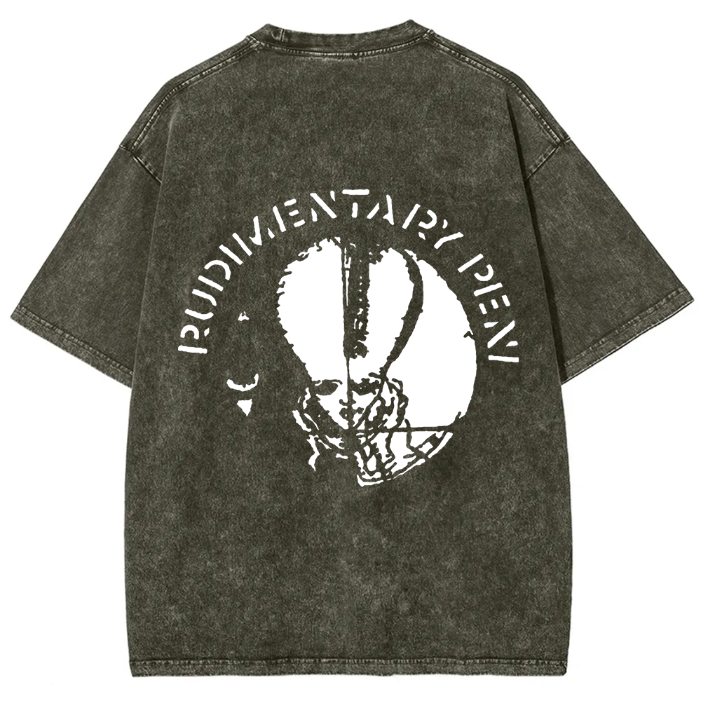 Unisex Vintage Rudimentary Peni Punk Band t-Shirt