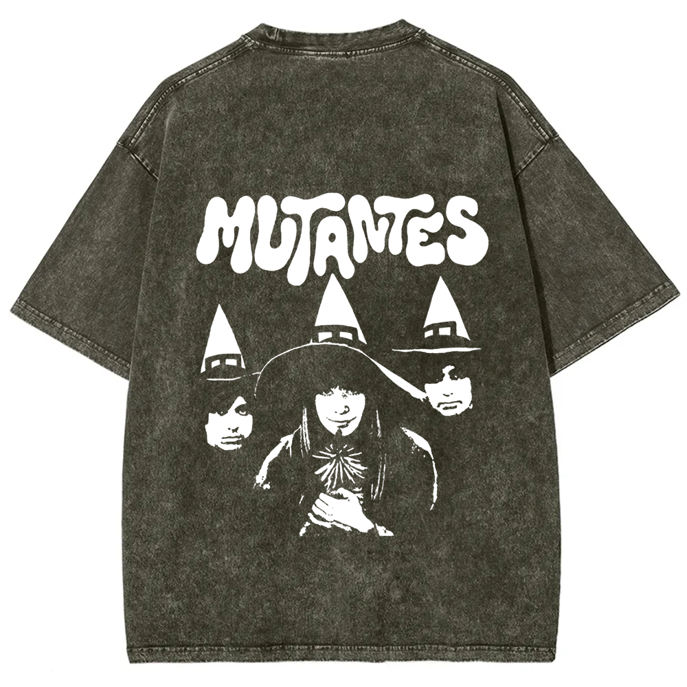 Unisex Vintage Os Mutantes Rock Band t-Shirt