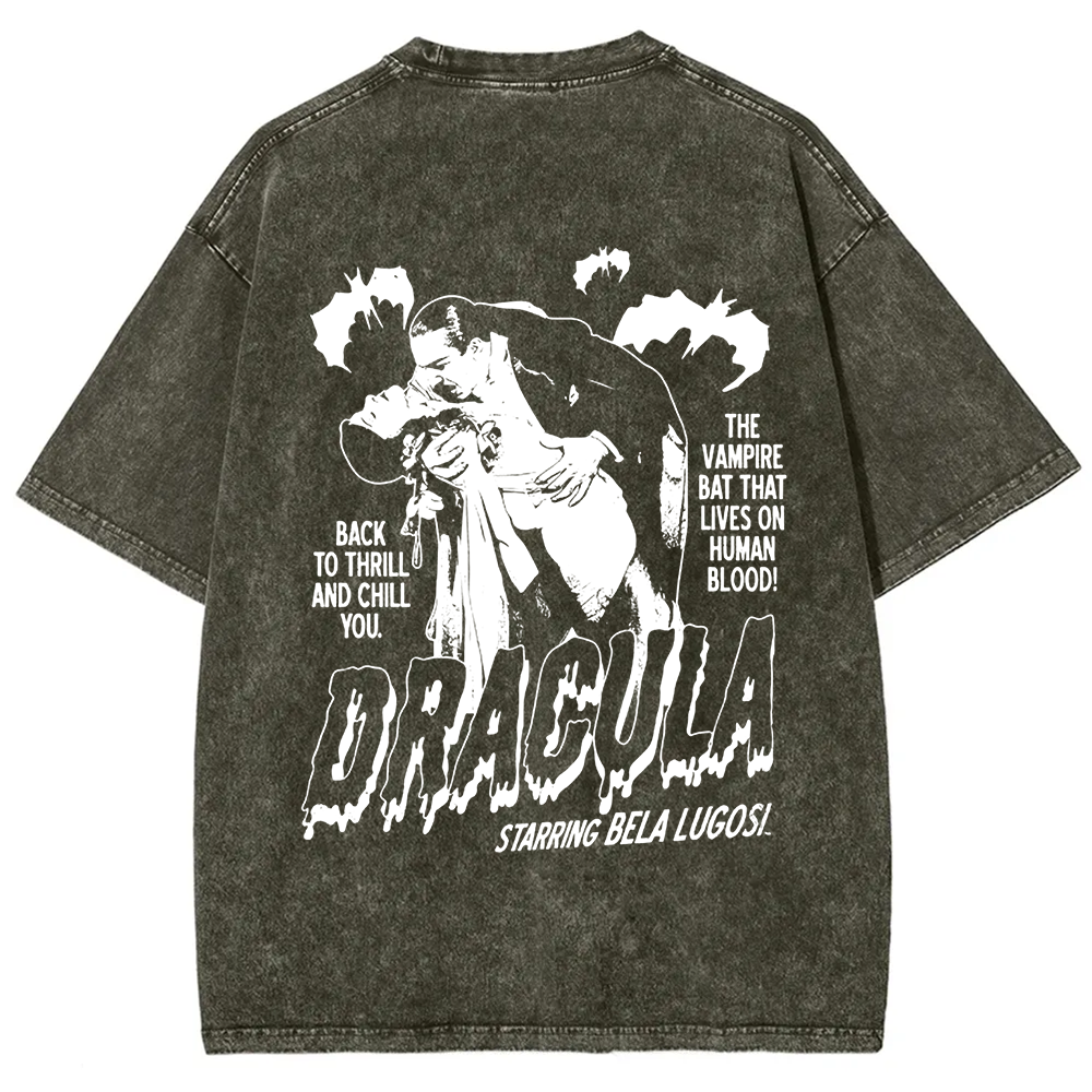 Unisex Vintage  Vampire Dracula Art t-Shirt