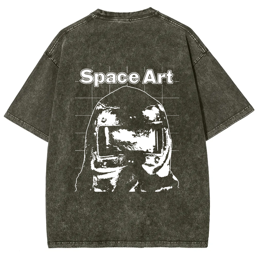 Unisex Vintage Space Art Band t-Shirt