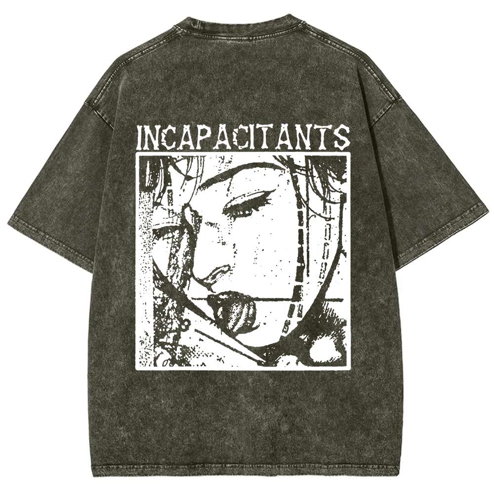 Unisex Vintage Incapacitants Band t-Shirt