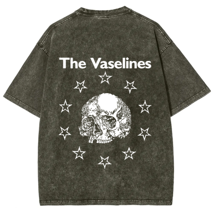 Unisex Vintage The Vaselines Rock Band  t-Shirt