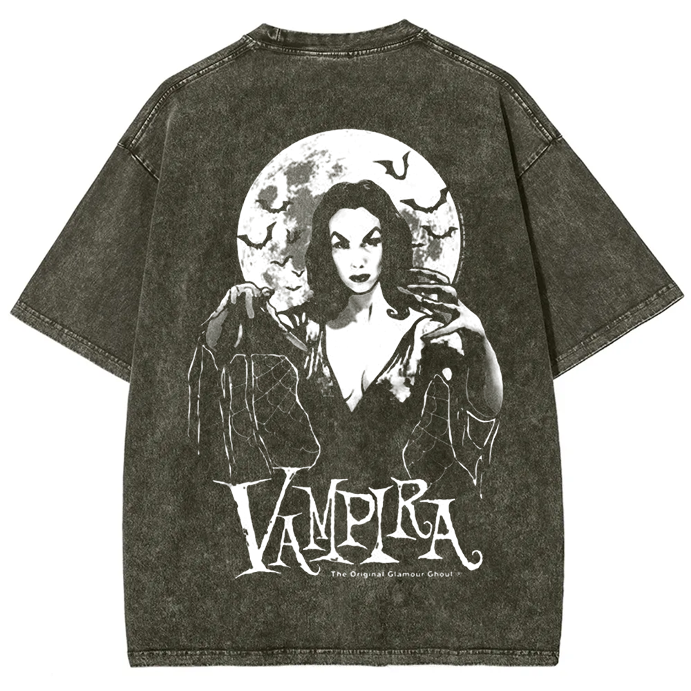 Unisex Vintage Vampira Singer  t-Shirt