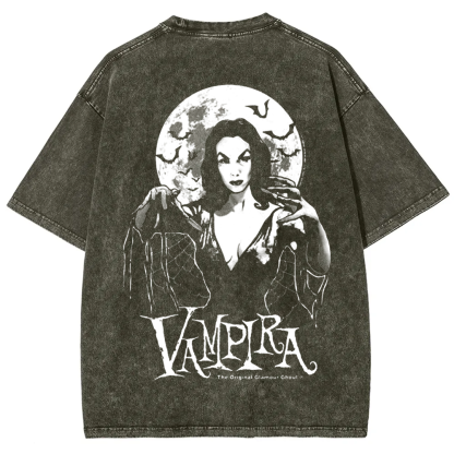 Unisex Vintage Vampira Singer  t-Shirt