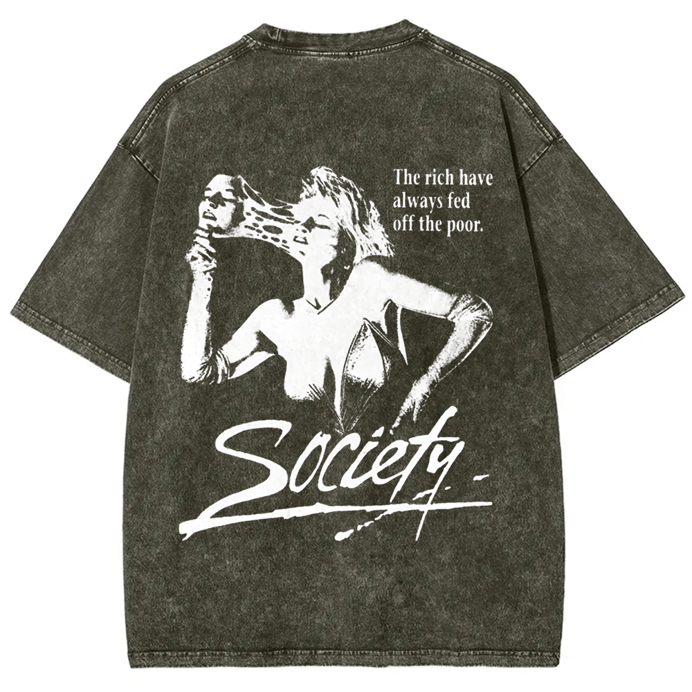 Unisex Vintage Society Film Horror Movie t-Shirt
