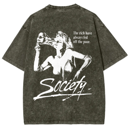 Unisex Vintage Society Film Horror Movie t-Shirt