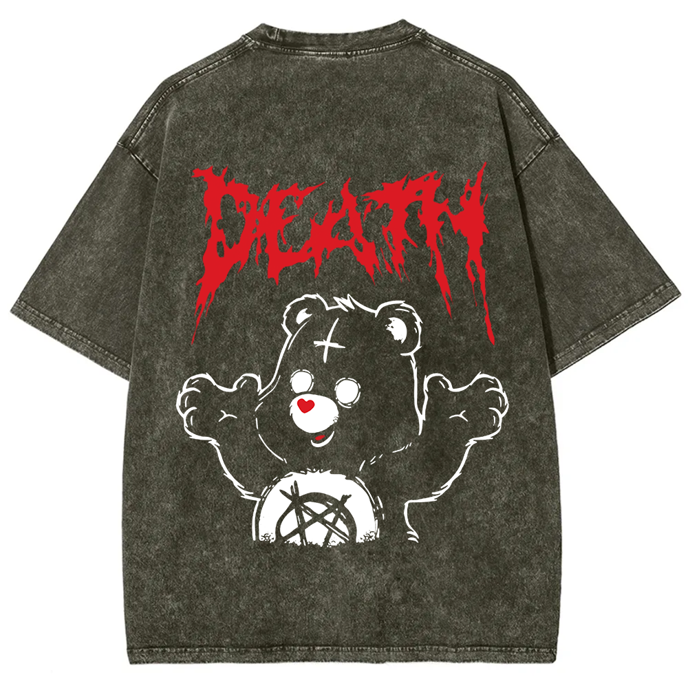 Unisex Vintage  Death Bear Care Bear TV Series  t-Shirt
