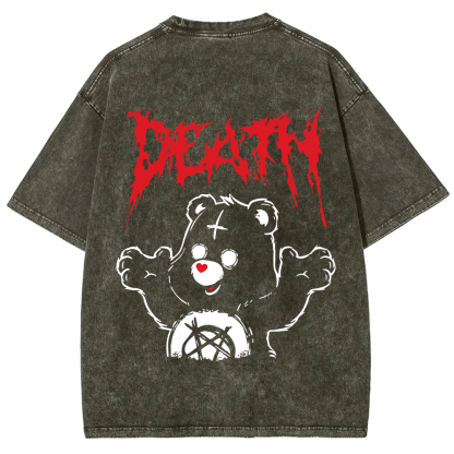 Unisex Vintage  Death Bear Care Bear TV Series  t-Shirt