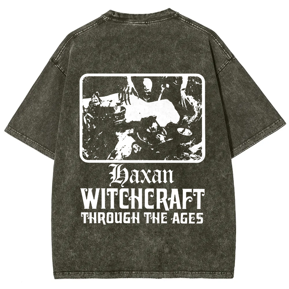 Unisex Vintage Häxan Witchcraft Through The Ages Horror Movie t-Shirt