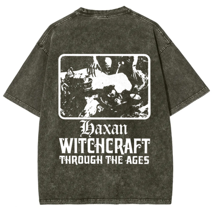 Unisex Vintage Häxan Witchcraft Through The Ages Horror Movie t-Shirt