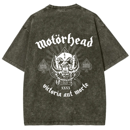 Unisex Vintage  Motörhead  Cotton Motorhead Heavy Metal Band t-Shirt