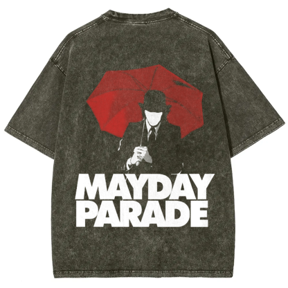 Unisex Vintage  Mayday Parade Rock Band  t-Shirt
