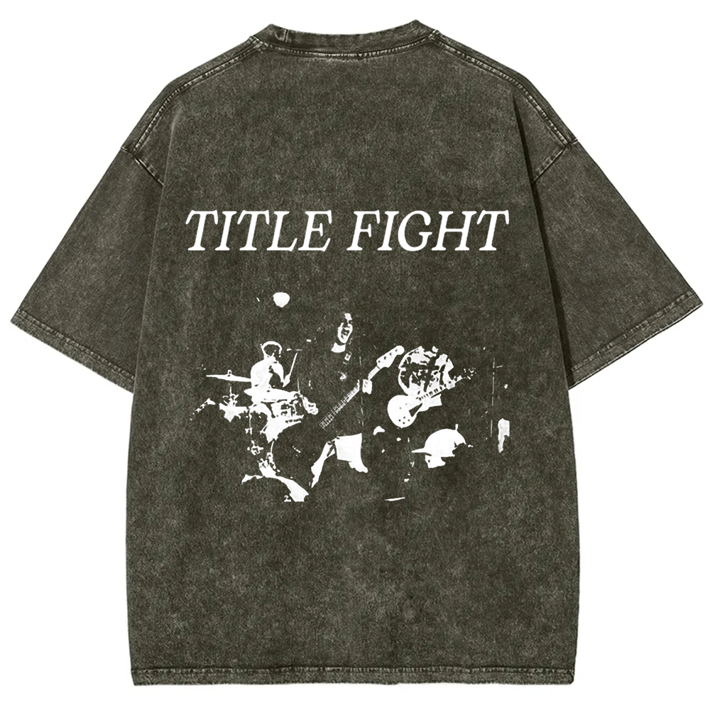 Unisex Vintage Title Fight Band t-Shirt