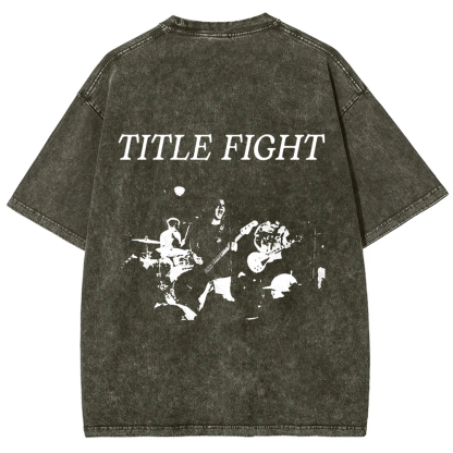 Unisex Vintage Title Fight Band t-Shirt