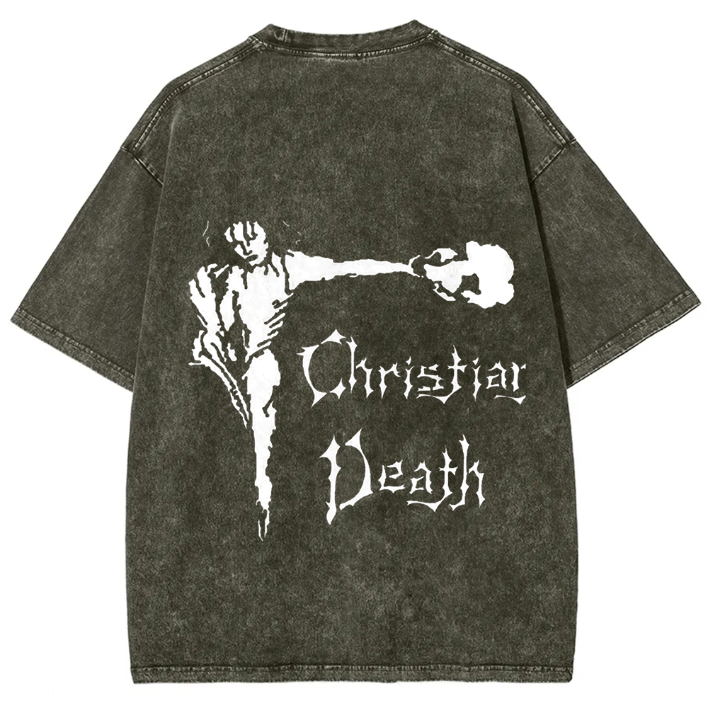 Unisex Vintage Christian Death Rock Band t-Shirt