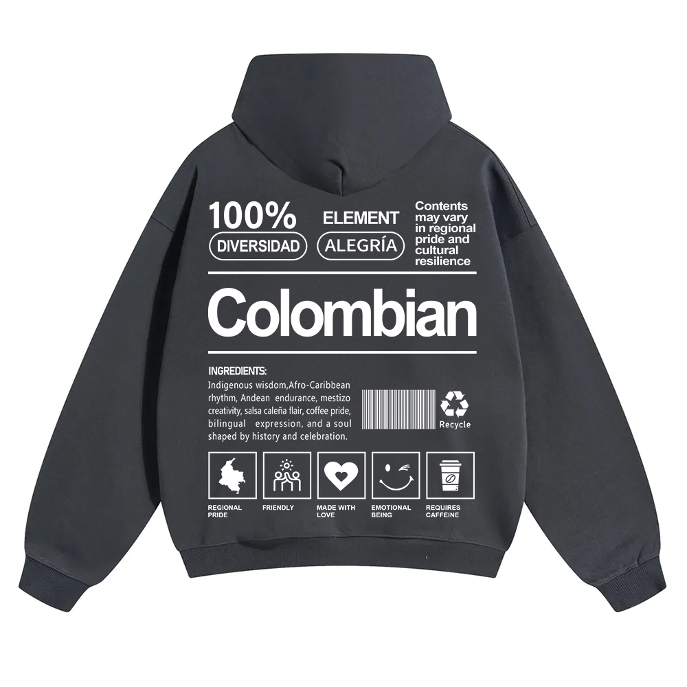 Colombian Unisex Fit Color Hoodie wearishow
