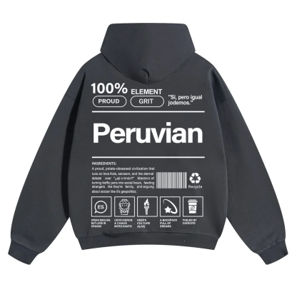 Peruvian Unisex Fit Color Hoodie wearishow