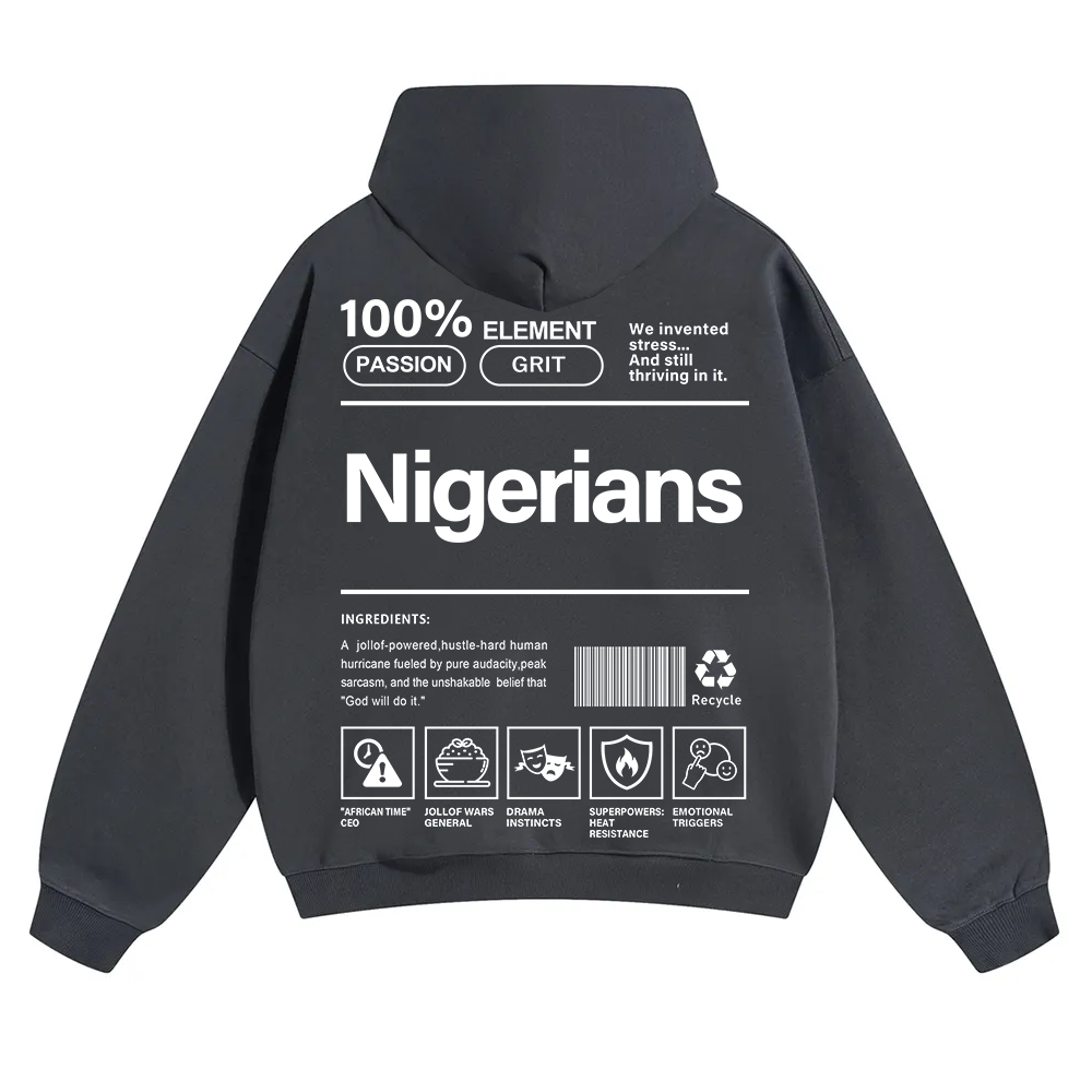 Nigerians Unisex Fit Color Hoodie wearishow