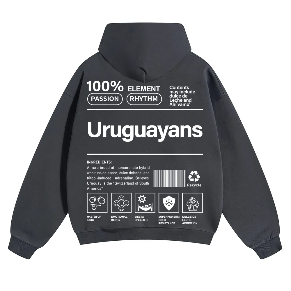 Uruguayans Unisex Fit Color Hoodie wearishow