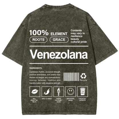 Venezolana Unisex Fit  Washed T-Shirt