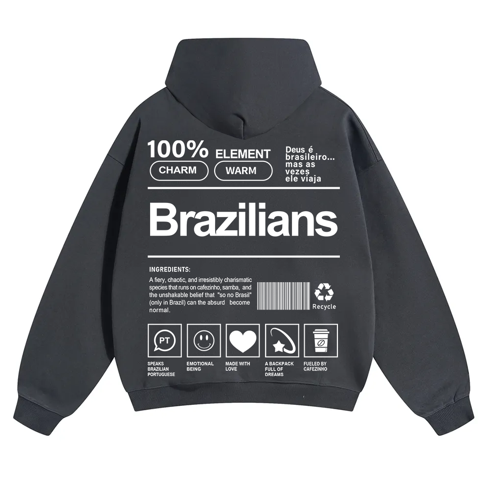 Brazilians Unisex Fit Color Hoodie wearishow
