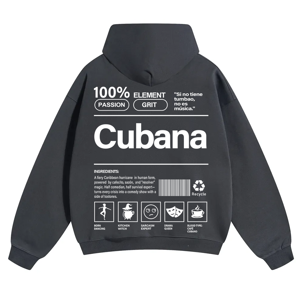 Cubana Unisex Fit Color Hoodie wearishow