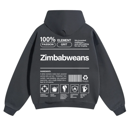 Zimbabweans Unisex Fit Color Hoodie wearishow