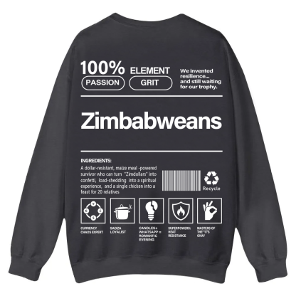 Zimbabweans Unisex Fit  Casual Crewneck Sweatshirt wearishow