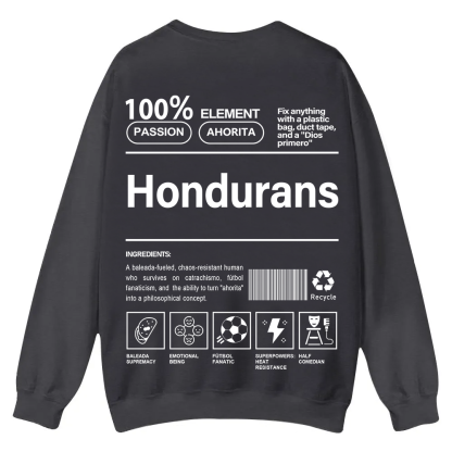 Hondurans Unisex Fit  Casual Crewneck Sweatshirt wearishow