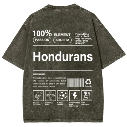 Hondurans Unisex Fit  Washed T-Shirt