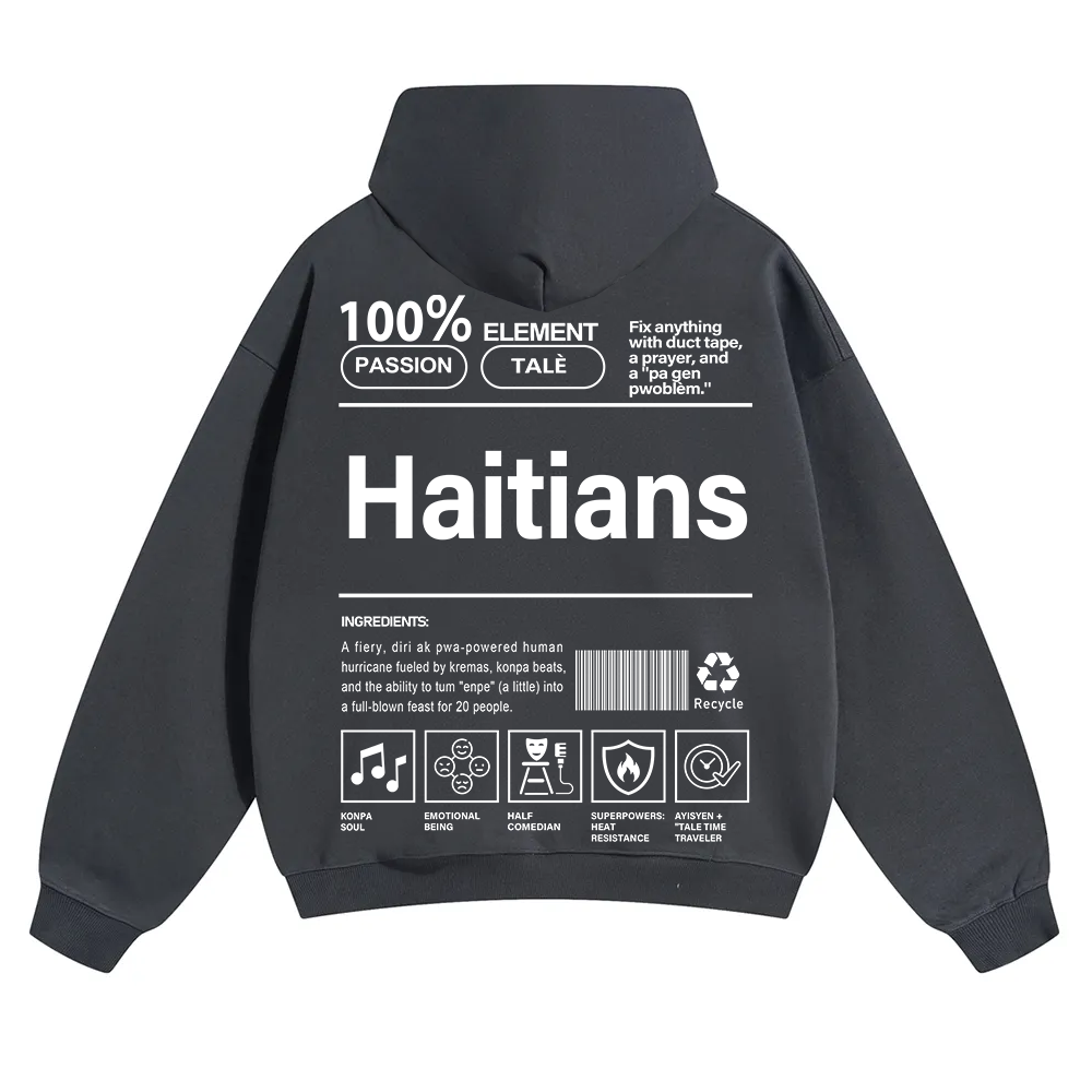 Haitians Unisex Fit Color Hoodie wearishow