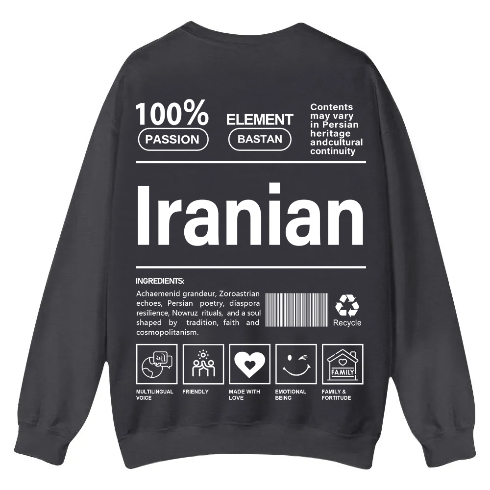 Iranian Unisex Fit  Casual Crewneck Sweatshirt wearishow