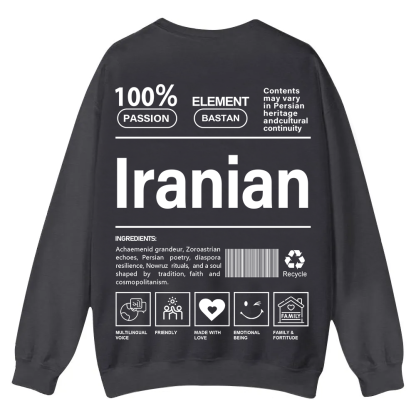 Iranian Unisex Fit  Casual Crewneck Sweatshirt wearishow