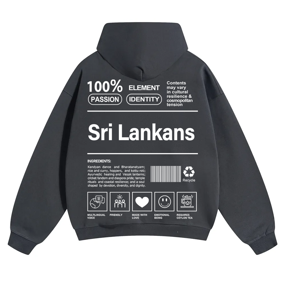 Sri Lankans Unisex Fit Color Hoodie wearishow