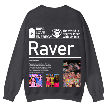 Design your own clothing pattern Unisex Fit Casual Crewneck Sweatshirt