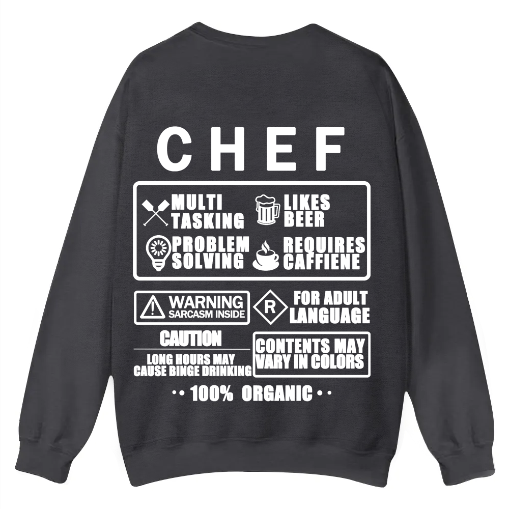  Chef Casual Crewneck Sweatshirt
