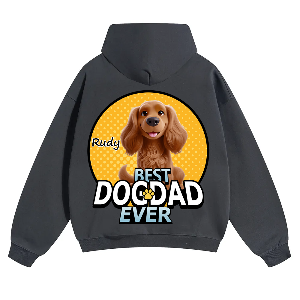 Best Dog Mom For Furry Kid - Personalized Custom Unisex Soild Color Hoodies wearishow