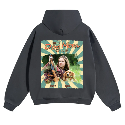 Retro Funny Dog Shirt Photo - Personalized Custom Unisex Soild Color Hoodies wearishow