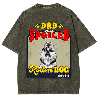 Spoiled Rotten Dog Named - Personalized Custom Unisex T-shirt