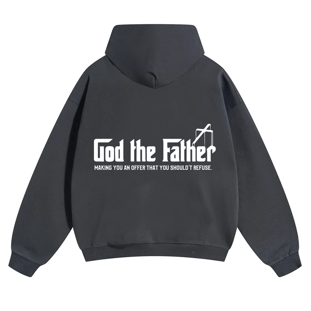 God The Father Christian Unisex Solid Color Hoodie wearishow