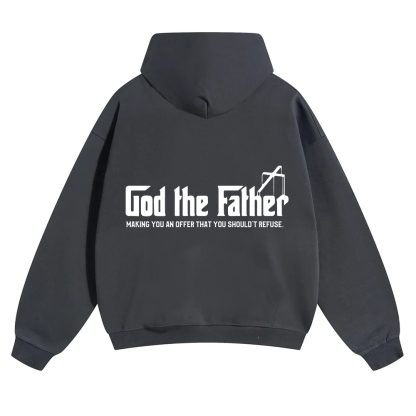 God The Father Christian Unisex Solid Color Hoodie wearishow