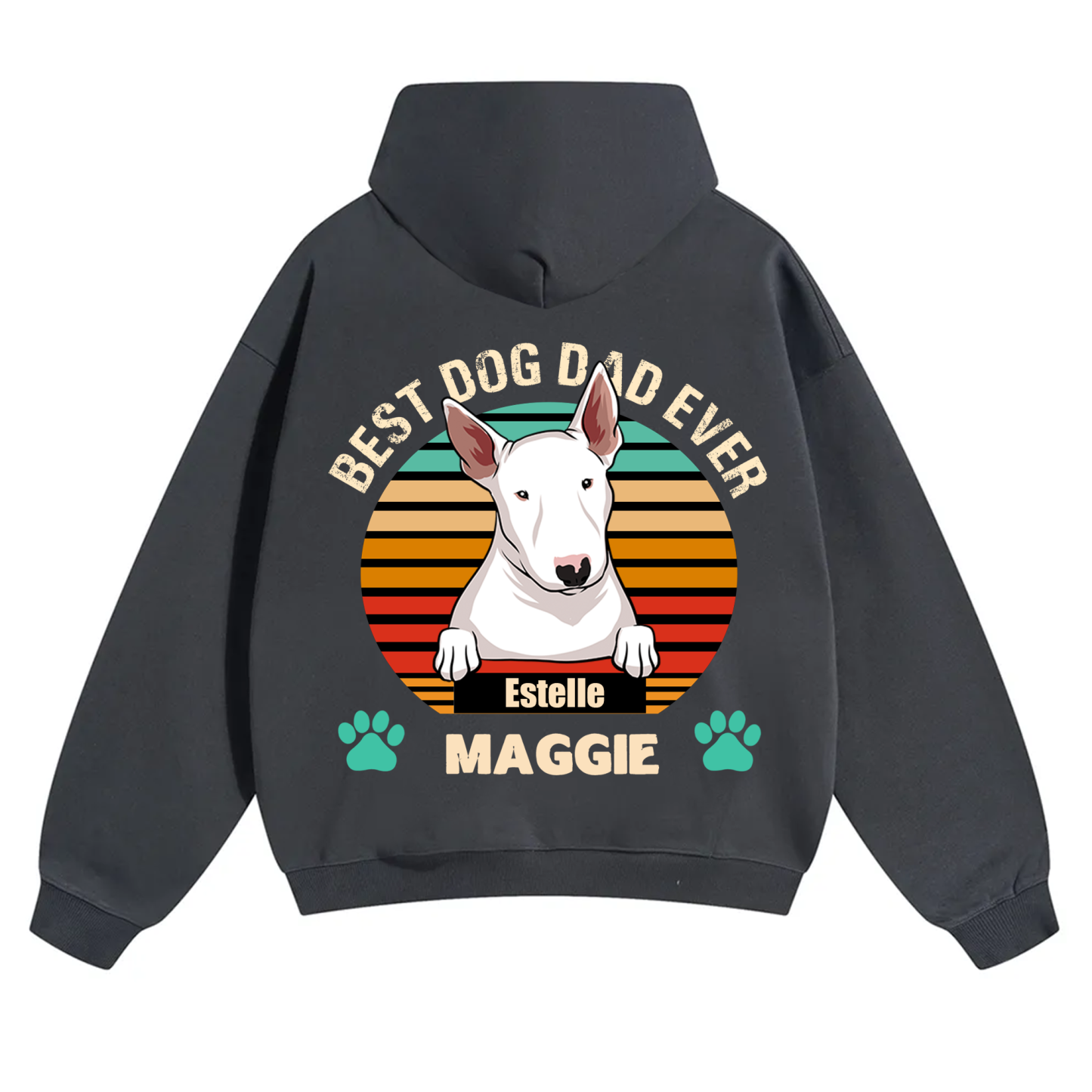 Best Dog Mom and Dad Ever - Personalized Custom Unisex Hoodie