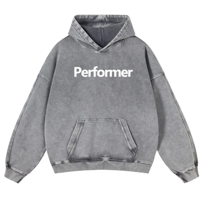 Performer Washed Hoodie wearishow