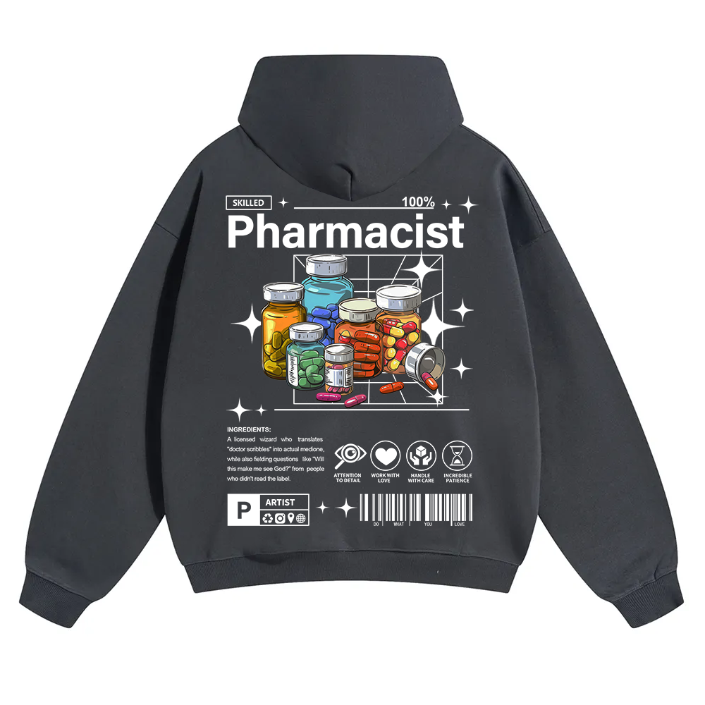 Pharmacist Unisex Solid Color Hoodie wearishow